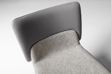NORA - Upholstered fabric and leather chair by Costantini Pietro - view 3